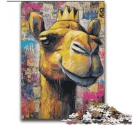 Camel Art Jigsaw Puzzles for Adults 2000 Piece Puzzle, Brain Intelligence Challenge Addictive Toys for Home Decoration (70x100cm)