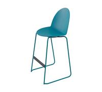 Camel Bar stool Sled base Segis blue - SEGIS G0036 BLAU