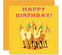 Camel Birthday Cards for Her or Him, Party Animals Pyramid