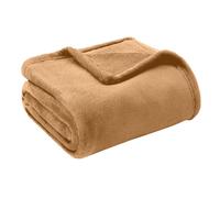 (Camel Blanket Throw) Faux Fur Fleece Blankets Throw Soft Bed King Blanket