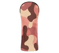Camel Brown Camouflage Golf Club Cover Set Waterproof Headcovers with Number Tag for Driver/Fairway Wood/Hybrid