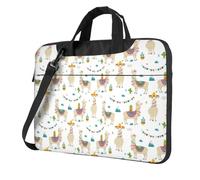 Camel Cactus Print Shockproof Laptop Bag Heavy Duty Oxford Cloth Shoulder Case Padded Computer Briefcase For Travel