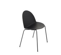 Camel Chair with four-legged frame Segis black - S0072