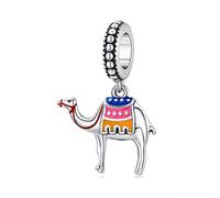 Camel Charm 925 Sterling Silver Cat Charm Dog Charm Koala Charm Mouse Charm Butterfly Charm for Pandora Charm Bracelet (Camel)
