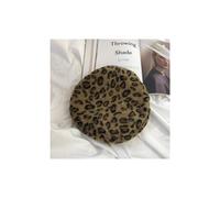 (Camel Coffee) Leopard Print Beret Hat For Women Men Winter Fall Warm And Stylish Retro