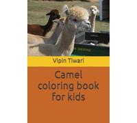 Camel coloring book for kids