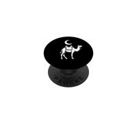 Camel Crescent Moon Desert Night Minimal Art PopSockets Adhesive PopGrip