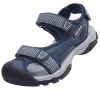 CAMEL CROWN Women's Hiking Sandals Waterproof Closed Toe Water Sandals Comfort Adjustable Athletic Outdoor Sandals for Summer Beach Hiker Trekking Camping, Blue-a5, 10 UK