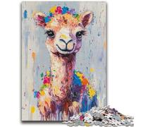 Camel Graffiti Jigsaw Puzzles for Adults 1000,for Educational Game Challenge Toy for Is Ideal As A Gift for The Whole Family (50x75cm)