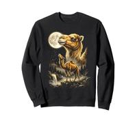 Camel Howling at the Moon Meme Sweatshirt