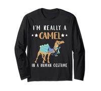 Camel In A Human Costume Camel Dress Arabian Camel Animal Long Sleeve T-Shirt