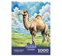 Camel Jigsaws Puzzles for Adults 1000 Pieces with Letters on Back Educational Games Animal Challenging Game Creativity & Gift Giving 38x26cm/1000pcs