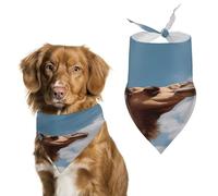 Camel Looking Up at The Sky Dog Bandana Cozy Soft Triangle Dog Scarf Washable Adjustable Pet Bib Cute Lightweight Breathable Pet Scarf for Small Medium Large Cat Dog Scarves