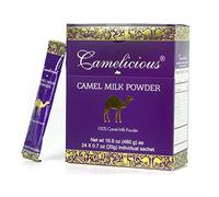 Camel Milk Powder Camelicious 480g Box US Edition(24 Packets x 20g each) Non-GMO, Gluten Free Low Lactose Alternative Dry Milk Powder - Flash Pasteurized Powdered Camel Milk Longer Shelf Life