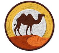 Camel Patch Embroidered Iron on Patches for Clothes Backpacks Bags Jeans Jackets Size 3" ID45095