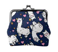 Camel Pink Heart coin purse for women,small womens wallet,small makeup bag for purse,ultra-thin retro change wallet, Black, One Size, Art Deco