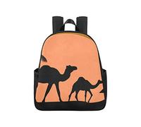 Camel Shadows in The Desert Before Sunset School Backpack 12.40x5.12x14.17inch Running Backpack Multipurpose Casual School Backpack Business Travel School,Office