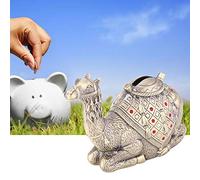 Camel Shape Alloy Bank Sturdy Rust- Desktop Decoration Kids Money Saving Gift to Develop Management Habit