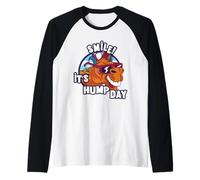 Camel Smile! It's Hump Day Funny Hump Day Camel Sunglass Raglan Baseball Tee