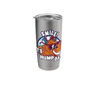 Camel Smile! It's Hump Day Funny Hump Day Camel Sunglass Stainless Steel Insulated Tumbler