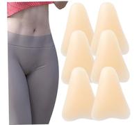 Camel Toe Concealer, 6pcs Anti Camel Toe Silicone Inser, Reusable Anti Cameltoe Pad, Portable Underwear Guard for Women