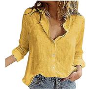 Camel Tops for Women UK Women's Blouse Long Sleeve Shirt 60Th Birthday Gifts for Women Hiking Fishing Ski Ladies Tops Button Clubbing Regular Top Sale Clearance