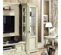 Camel Treviso White Ash Italian 1 Door Display Cabinet - RHF