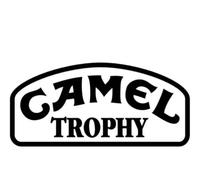 Camel Trophy X2 Pair Stickers Black Graphics Decal Sticker Offroad 4X4