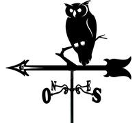 Camel Wrought Iron Weathervane, Animal Weather Vane, Vintage Black Wind Direction Indicator Kit, Outdoor Garden Roof Lawn Metal Bracket Wind Vane