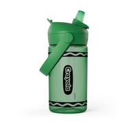 CamelBak Crayola Flip Straw Kids Tritan Renew Water Bottle Green, 14oz