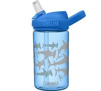 CamelBak Eddy+ 14 oz Kids Water Bottle with Tritan Renew - Straw Top, Leak-Proof When Closed, Hammerheads