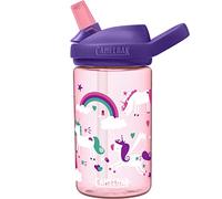 CamelBak eddy+ 14oz Kids Water Bottle with Tritan Renew - Straw Top, Leak-Proof When Closed, Unicorns