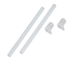 CAMELBAK Eddy+ Bottle Replacement Bite Valves & Straws - Transparent, 2 Pack/Drinking Drink Water Flask Vessel Spare Replacement Top Lid BPA Free Fits Eddy Plus Chute Bottles Non Leak Spill Proof