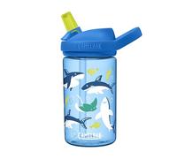 Camelbak Kids Eddy+ 0.4L Sharks and Rays, Size 400 ml - Unisex Hydration Systems and Packs, Color Blue