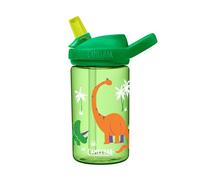 CamelBak Eddy+ Kids Bite Valve Water Bottle 14oz, Dinosaur Island