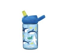 Camelbak Kids Eddy+ 0.4L Sharks and Rays, Size 400 ml - Unisex Hydration Systems and Packs, Color Blue