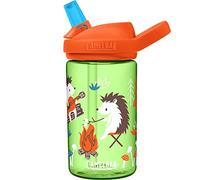 CAMELBAK Eddy+ Kids Bottle - Transparent, 0.4L / Safe to Drink BPA Free Reusable Straw Sip Cup Boy Girl Infant Junior Children Child Water Juice Flask Eco Environmentally Friendly Plant Based Plastic