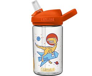 CamelBak Eddy+ Kids BPA-Free Water Bottle with Straw, 14oz, Space Dinos