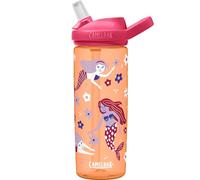 (floral mermaid) Camelbak Eddy+ Kids 20oz water bottle 600ml spill proof flip top flask