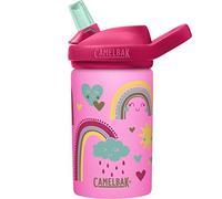 CAMELBAK Eddy+ Kids Stainless Steel Vacuum Insulated Water Bottle - Rainbows - 14oz - 400ml