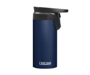 CamelBak Forge Flow Coffee & Travel Mug Insulated Stainless Steel - Non-Slip Silicon Base - Easy One-Handed Operation - 12oz Navy