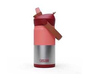 CAMELBAK Kids Thrive Flip Straw VSS Water Bottle, Demi Blush, 350ml | Vacuum Insulated Steel, Leak Proof When Closed, Controlled Flow Drinking, Designed for Little Hands