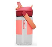 CamelBak Thrive Flip Straw Kids Kids Bite Valve Tritan Renew Water Bottle Demi Peach, 14oz
