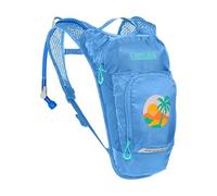 CamelBak Mini M.U.L.E. Kids Hydration Backpack for Hiking and Biking - 50oz, Blue/Palm