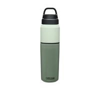 thermos flask MultiBev stainless steel green 0,65/0,5 L 5-piece