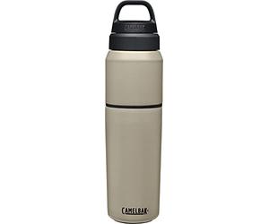 Camelbak Multibev Stainless Steel Vacuum Insulated Drinks Bottle - Dune/Dune - 22oz/16oz - 650ml/450ml