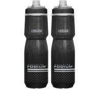 CAMELBAK Podium Chill 24oz Black Bottle - 001 Black/Grey, N (Pack of 2)