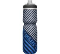 CamelBak Podium Chill Insulated Bike Water Bottle - Easy Squeeze Bottle - Fits Most Bike Cages - 24oz Navy Stripe