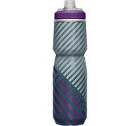 CAMELBAK Podium Chill Outdoor Cycling Water Bottle - Teal Stripe - 24oz - 710ml