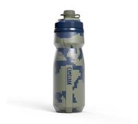 CamelBak Podium Dirt Series Chill 21oz Bike Bottle Deep Sea Digi Camo | Mudguard , Double Wall Insulation, Easy Squeeze Design, High Flow Self Sealing Cap